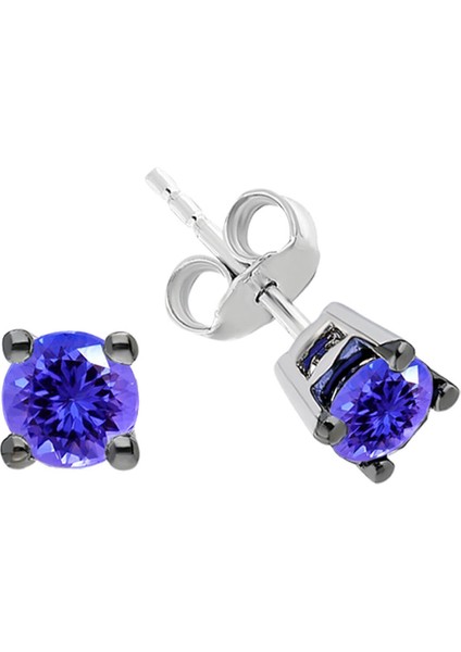 Tanzanit Tektaş Küpe 0423E0048