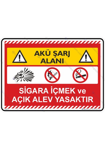 Akü Şarj Alanı/25x35cm/dekota