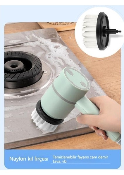 Miffy Mutfak Ev Elektrikli Çok Fonksiyonlu Temizleme Fırçası (Yurt Dışından) fırsatları