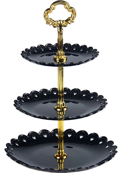 Tatlı Masası Meyve Tepsisi Üç Katlı Pasta Standı (Yurt Dışından)