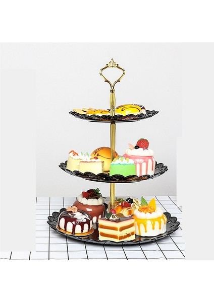 Tatlı Masası Meyve Tepsisi Üç Katlı Pasta Standı (Yurt Dışından) fiyatları