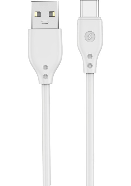 Type-C USB Kablo Wiwu Pioneer Wİ-C001 Ultra Esnek 1m 2.4A Beyaz
