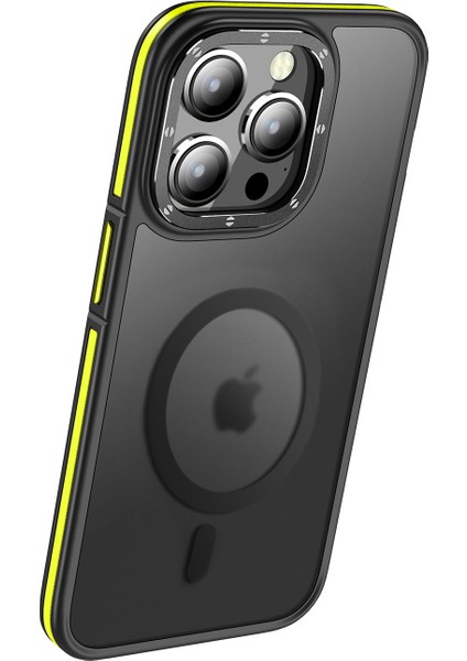 iPhone 14 Pro Max Uyumlu Kılıf Magsafe Şarj Özellikli Mat Görünümlü Wlons Vevo Kapak