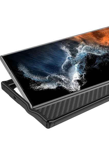 Galaxy S23 Ultra Uyumlu Kılıf Aramid Karbon Fiber Magsafe Özellikli Wlons Radison Kapak modelleri