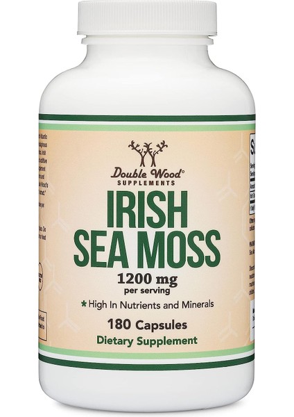Irish Sea Moss Wild Crafted 180 Kapsül