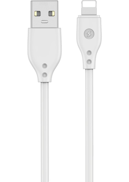 iPhone USB Kablo Wiwu Pioneer Wİ-C001 Ultra Esnek Lightning USB Kablo 1m 2.4A Beyaz modelleri