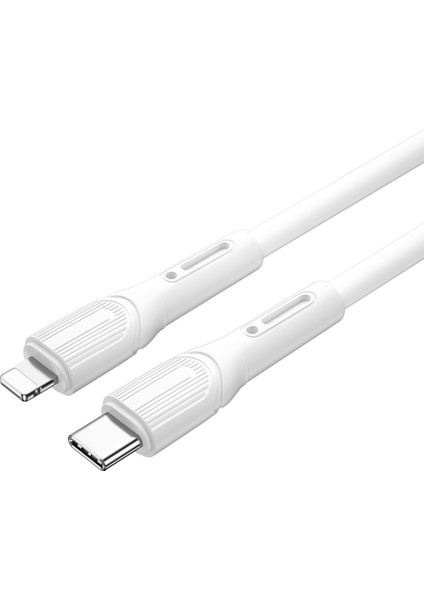 Armor Wİ-C005 Kırılmayı Önleyici 20W Hızlı Şarj Özellikli Type-C To Lightning Pd Kablo 1m Beyaz