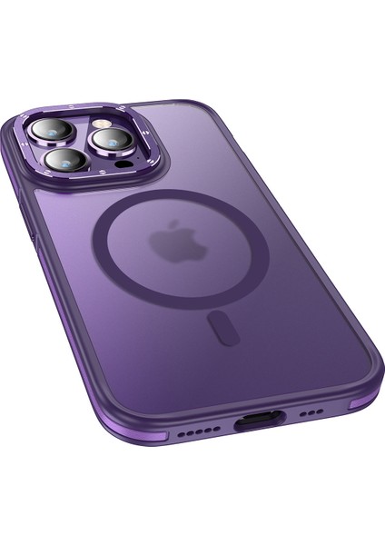iPhone 14 Pro Max Uyumlu Kılıf Magsafe Şarj Özellikli Mat Görünümlü Wlons Vevo Kapak