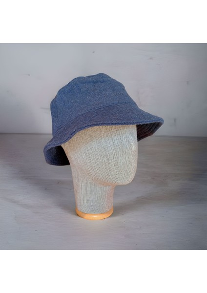Salarticaret Kaşe Lacivert Bucket Kova Şapka