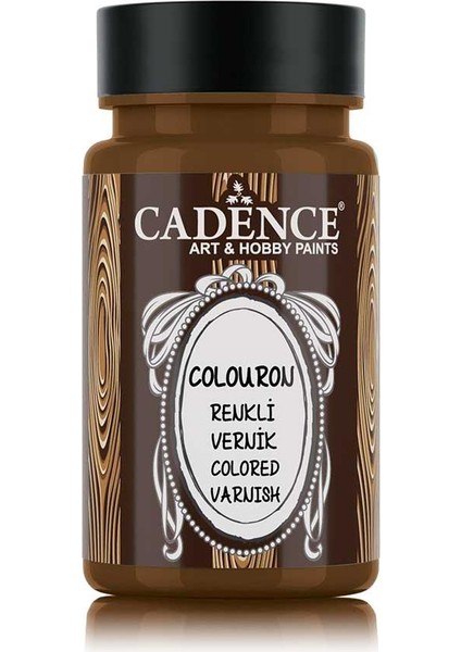 Renkli Vernik CV-13 Meşe Ahşap Yüzeyler İçin Kolay Uygulama 90 Ml