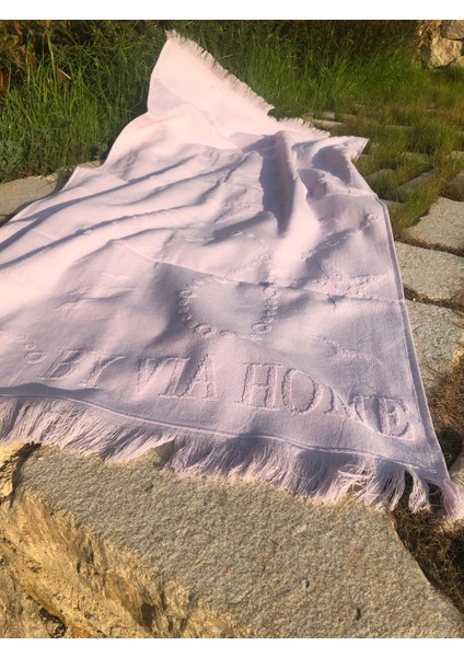 Plaj Havlusu Jakarlı 70 x 140 cm Lila indirimleri