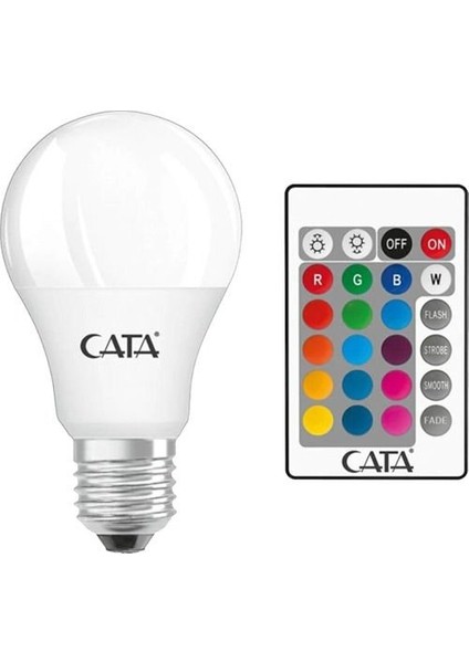 CT-4058 9W E27 Rgb Uzaktan Kumandalı LED Ampul