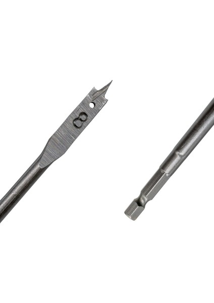 TH03113 Bits Saplı Ahşap Yaprak Kelebek Matkap Ucu 8 mm