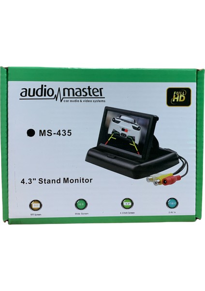 Master 4,3 Inç Katlanır  LED Monitör MS-435