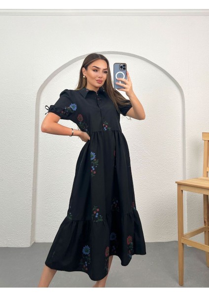 Çiçekdesenli Elbise modelleri