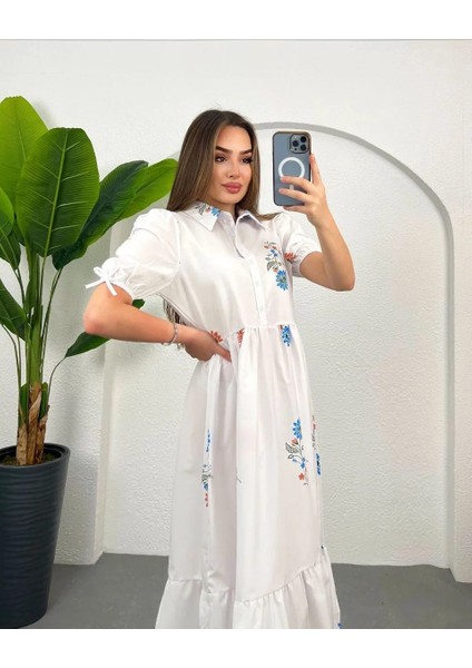 Çiçekdesenli Elbise modelleri