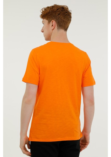 M-SB200 Flam C T-Sh 3fx Turuncu Erkek Kısa Kol T-Shirt fiyatları
