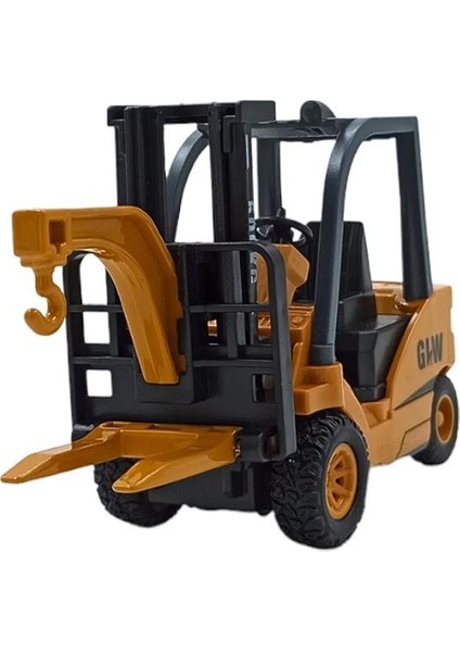 Metal Forklift Ucuyla Sürtmeli Özellikli Oyuncak Forklift 13CM. Oyuncak Iş Makinası indirimleri