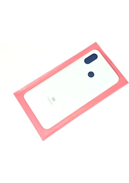 Xiaomi Mi 8 Arka Kapak Batarya Pil Kapağı (Cam) Beyaz