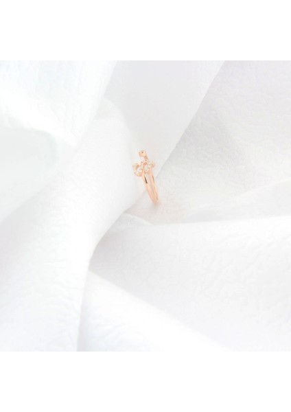 925 Ayar Gümüş Harfli Ayarlanabilir Yüzük fırsatları