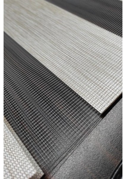 Modern Soft Bambu Zebra Perde Alüminyum Kasalı - Krem