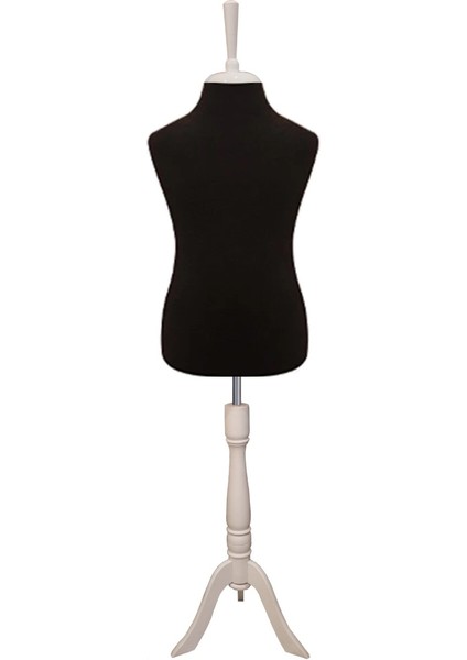 1 Yaş Iğne Batabilen Siyah Kumaş Çocuk Terzi Mankeni Prova Mankeni Vitrin Mankeni modelleri