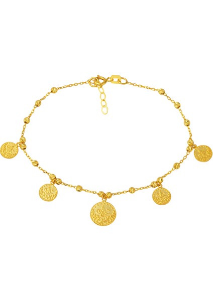 14 Ayar Tuğralı Dorika Altın Bileklik