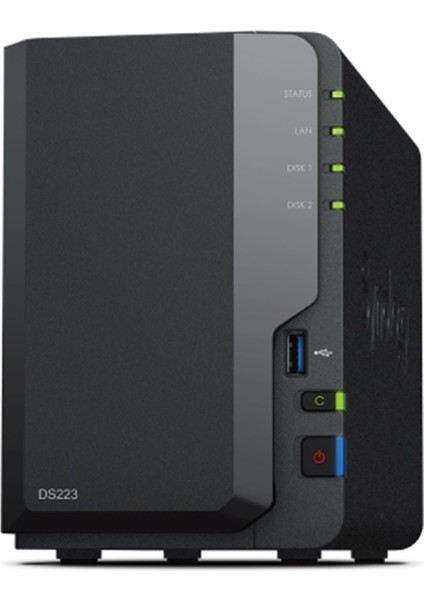 SYNOLOGY DS223 2 YUVALI NAS DEPOLAMA ÜNİTESİ