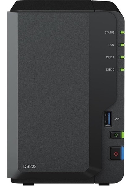 SYNOLOGY DS223 2 YUVALI NAS DEPOLAMA ÜNİTESİ