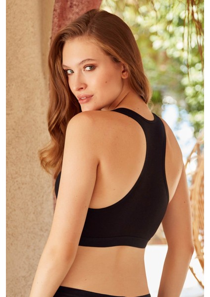 Kalın Askılı Pedli Modal Sütyen Rambo Model 2644