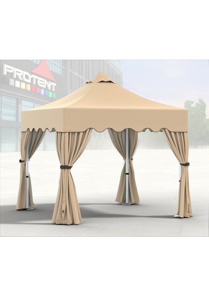 Bahçe Çadırı 3X3M Bahçe Çardağı Güneşlik Parti Çadırı Gölgelik Tente Gazebo
