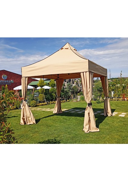 Bahçe Çadırı 3X3M Bahçe Çardağı Güneşlik Parti Çadırı Gölgelik Tente Gazebo