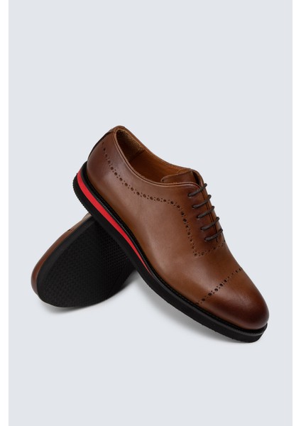 Hakiki Deri Taba Rengi Günlük Erkek Ayakkabı - 00491MTBAE06 modelleri