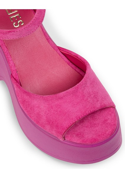 Pembe Süet Kadın Sandalet - DLG10ZPMBC01 modelleri