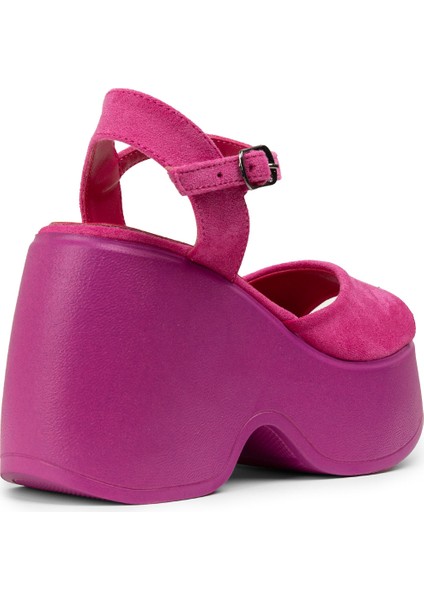 Pembe Süet Kadın Sandalet - DLG10ZPMBC01 fırsatları