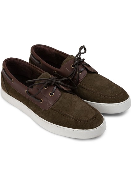 Süet Haki Marin Günlük Erkek Ayakkabı - 01952MHAKC01 fiyatları