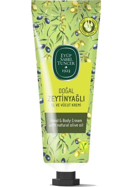 Doğal Zeytinyağlı El ve Vücut Kremi 50ML