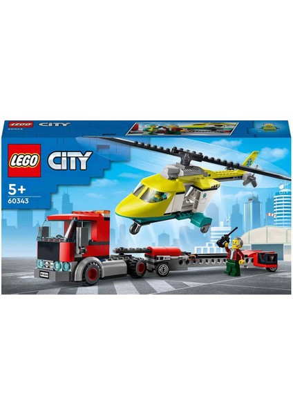 LEGO City Kurtarma Helikopteri Nakliyesi 60343