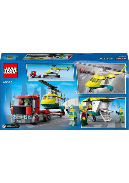 LEGO City Kurtarma Helikopteri Nakliyesi 60343