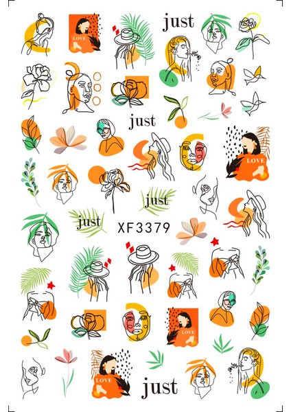 Nail Art Tırnak Süsleme Sticker, Tırnak Dövmesi, Tırnak Tattoo fiyatları