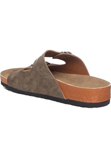 Iki Tokalı Tam Ortopedik Ter Yapmaz Birkenstock Model Bay Bayan Terlik