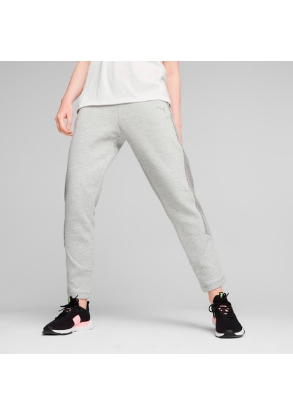 Evostripe High Waist Kadın Gri Eşofman Altı modelleri