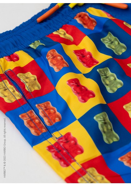 Koyu Mavi Erkek Çocuk Şort Mayo HRBSWM020 modelleri