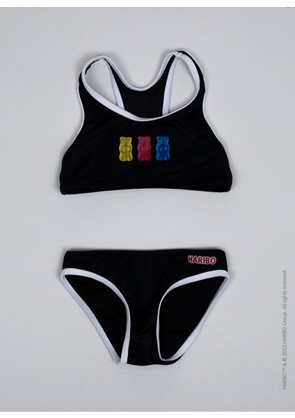 Siyah Kız Çocuk Bikini Takım HRBSWM230 modelleri