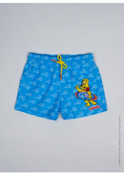 Mavi Erkek Çocuk Şort Mayo HRBSWM005