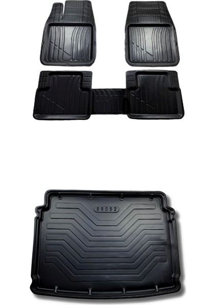 Hyundai Bayon Oto Paspas ve Bagaj Havuzu Double Ikili Set