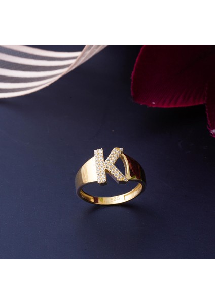 14 Ayar K Harfi Altın Yüzük indirimleri