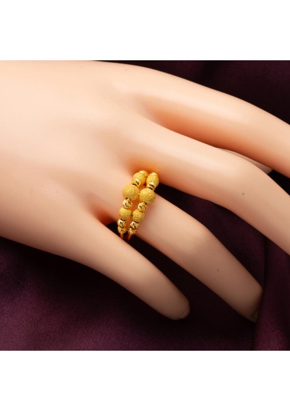 Kumlu Dorika Toplu 22 Ayar Altın Yüzük fiyatları