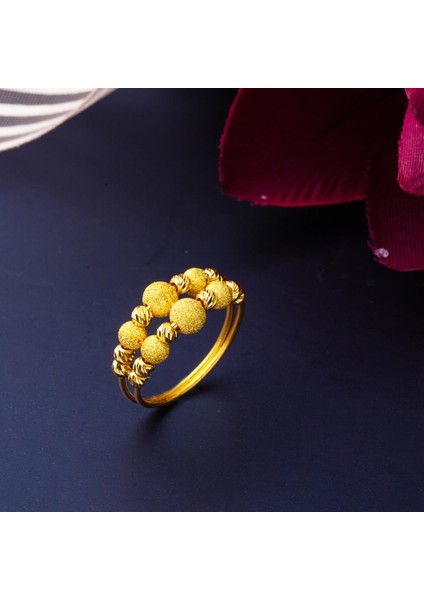 Kumlu Dorika Toplu 22 Ayar Altın Yüzük fırsatları