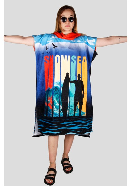 Sp1024 Özel Tasarım Plaj Havlu Panço, Sörf Panço